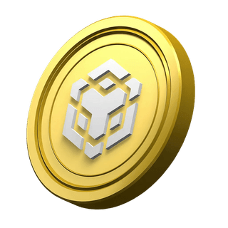 Imagen decorativa de la moneda BNB de Binance ubicada en la sección de confianza de la comunidad